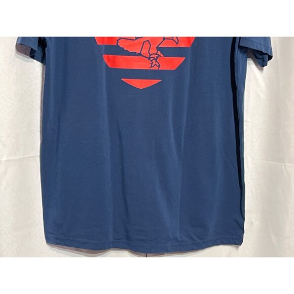 Under Armour Mens Brave And Free T-Shirt Blue Short Sleeve Size L Polyester Blen - Picture 6 of 9